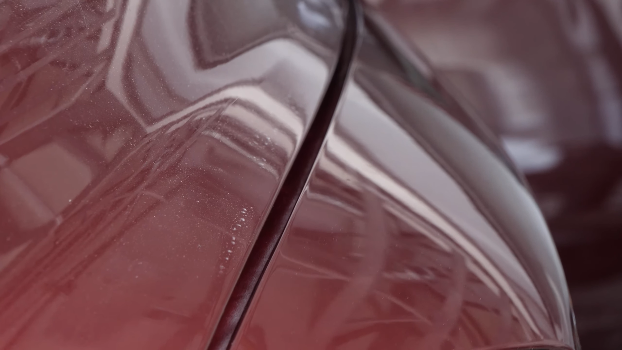 Align the fender with the hood