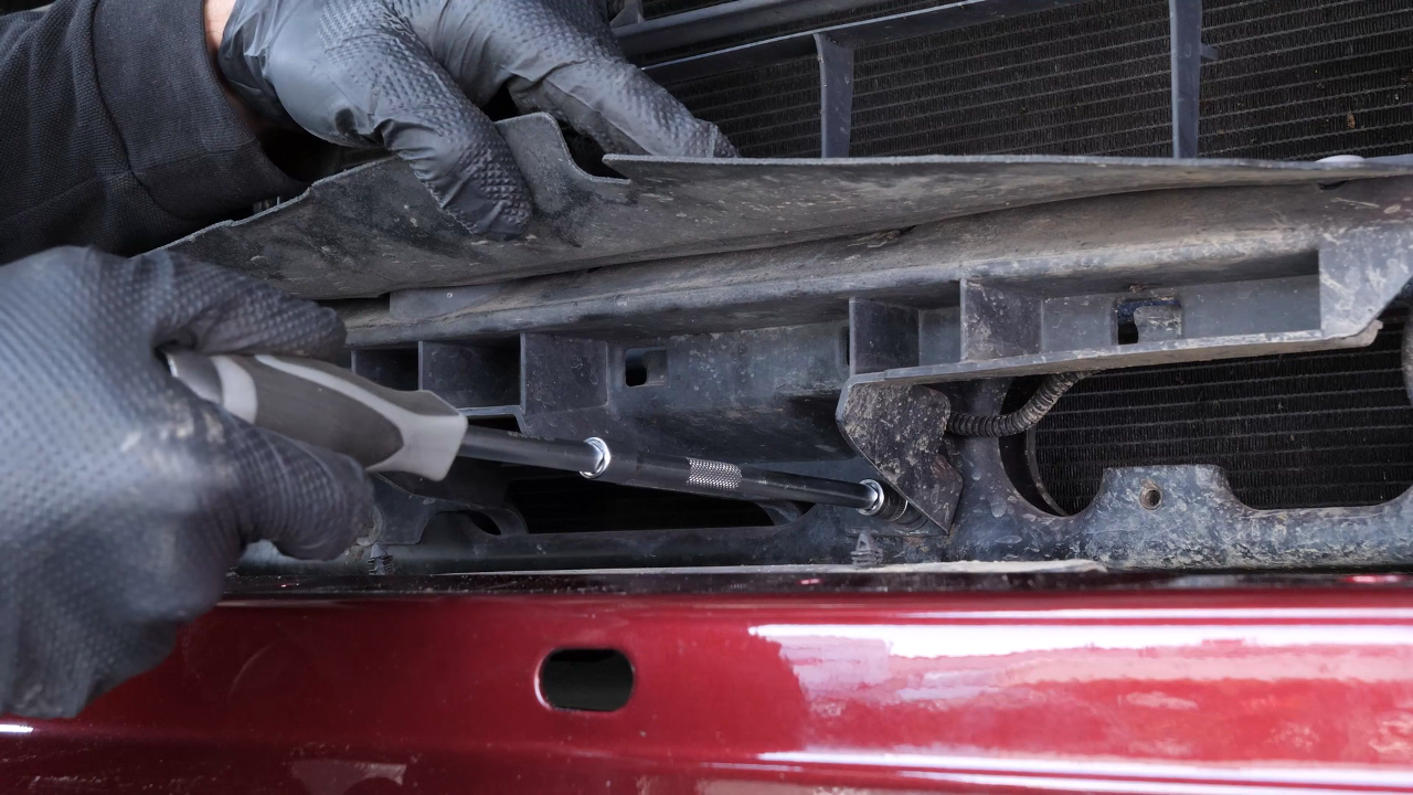 Remove the active grille shutter
