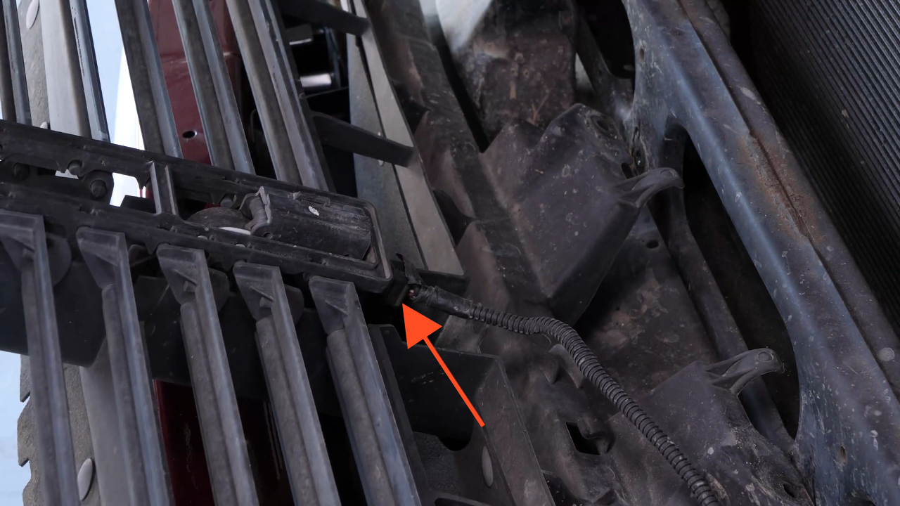 Remove the active grille shutter