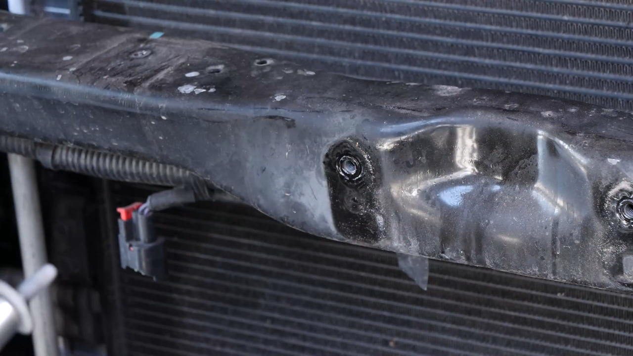 Remove the hood latch