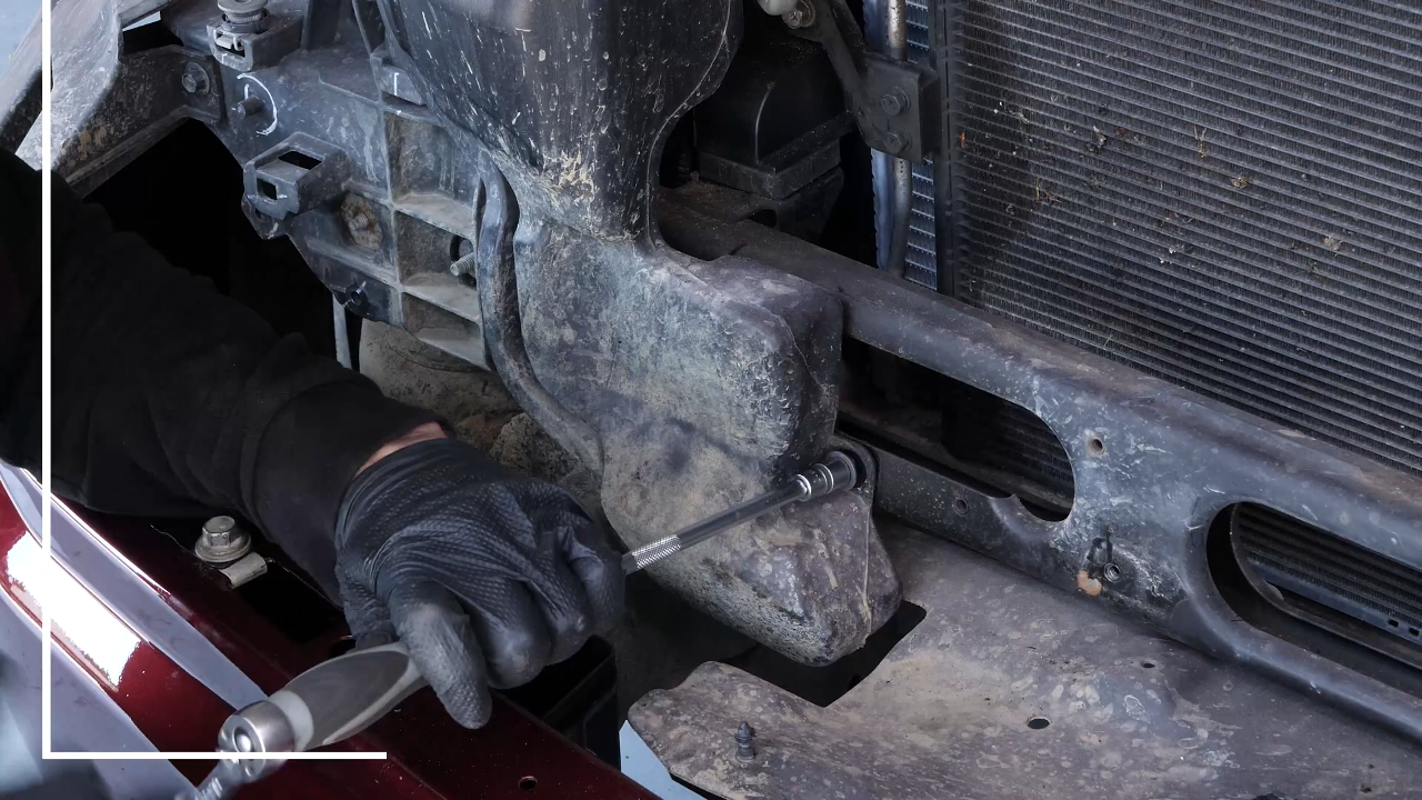 Remove the coolant reservoir