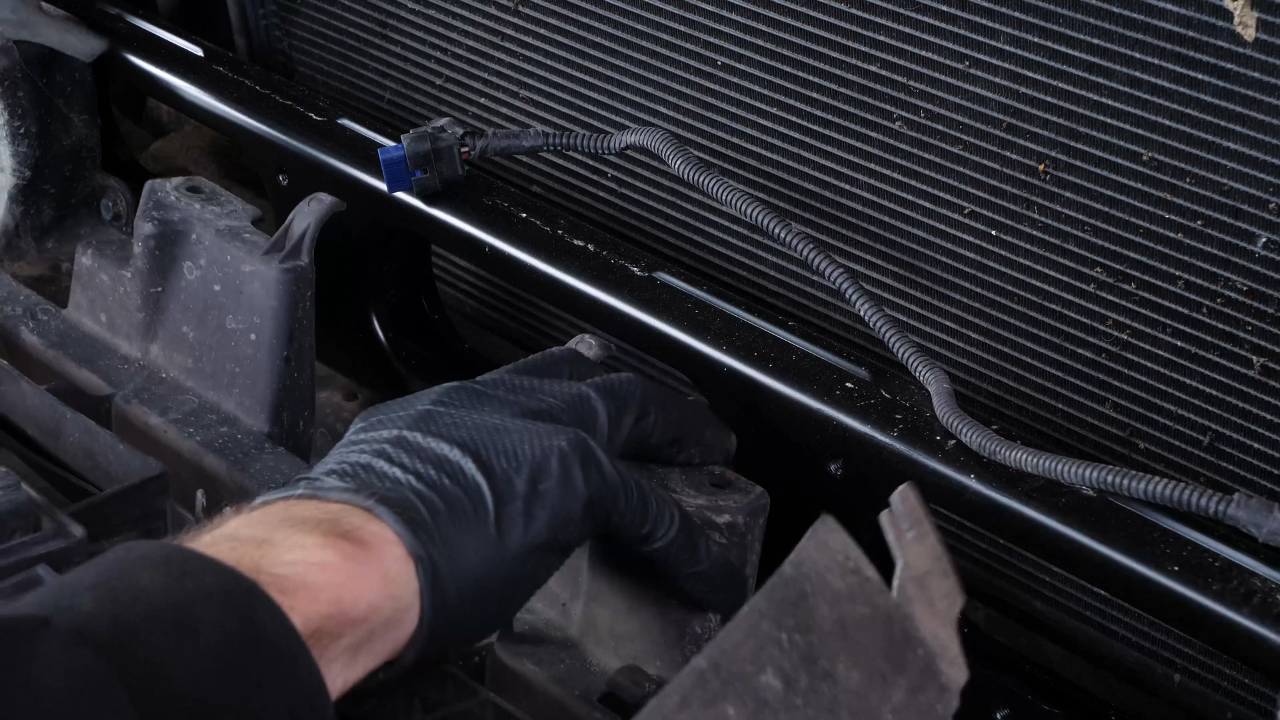 Put the active grille shutter back