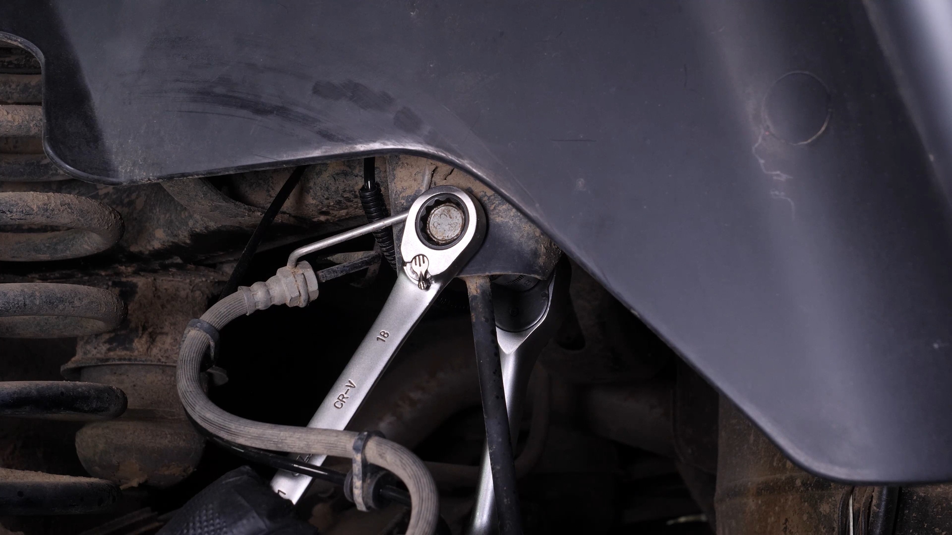 Remove the upper ball joint
