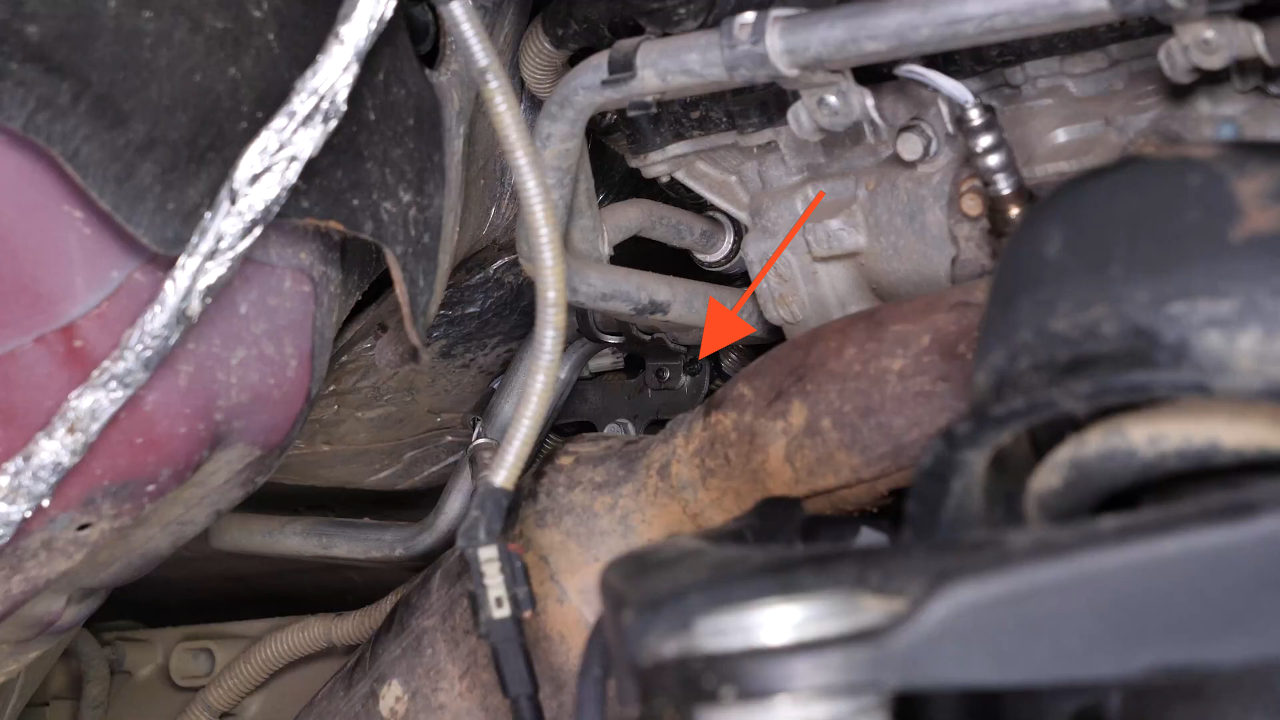 Disconnect the oxygen sensor