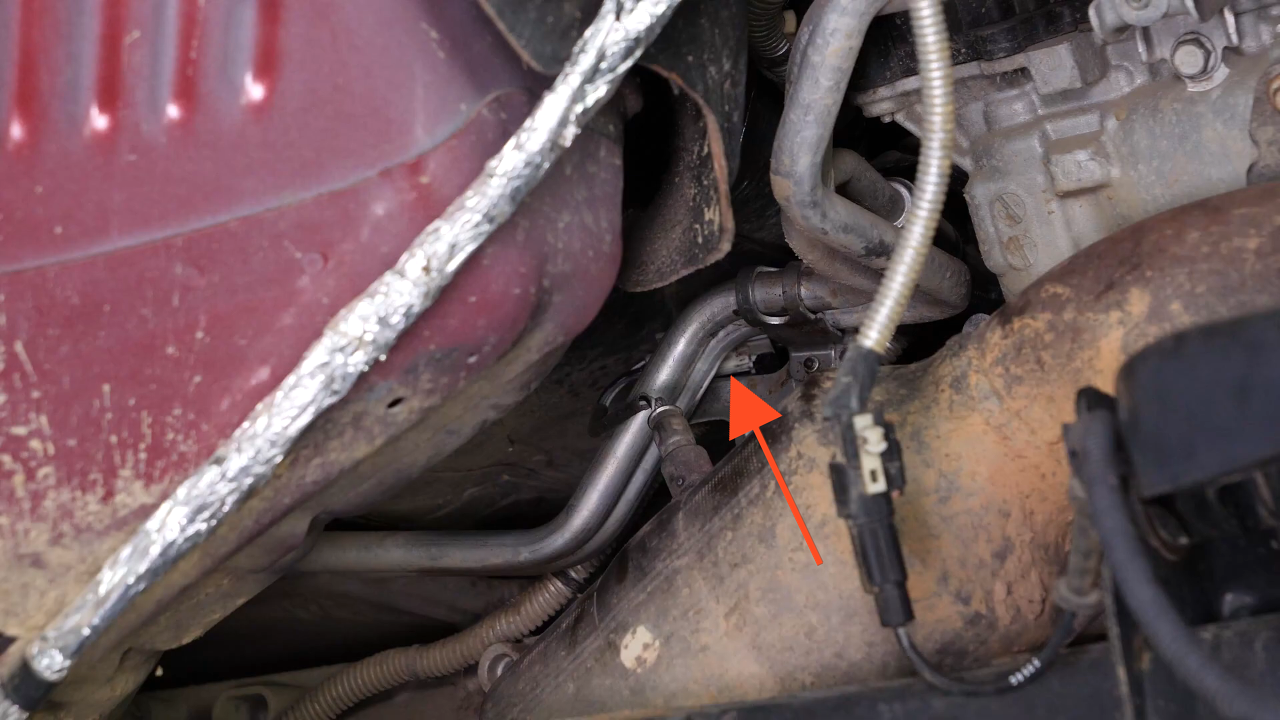 Disconnect the oxygen sensor