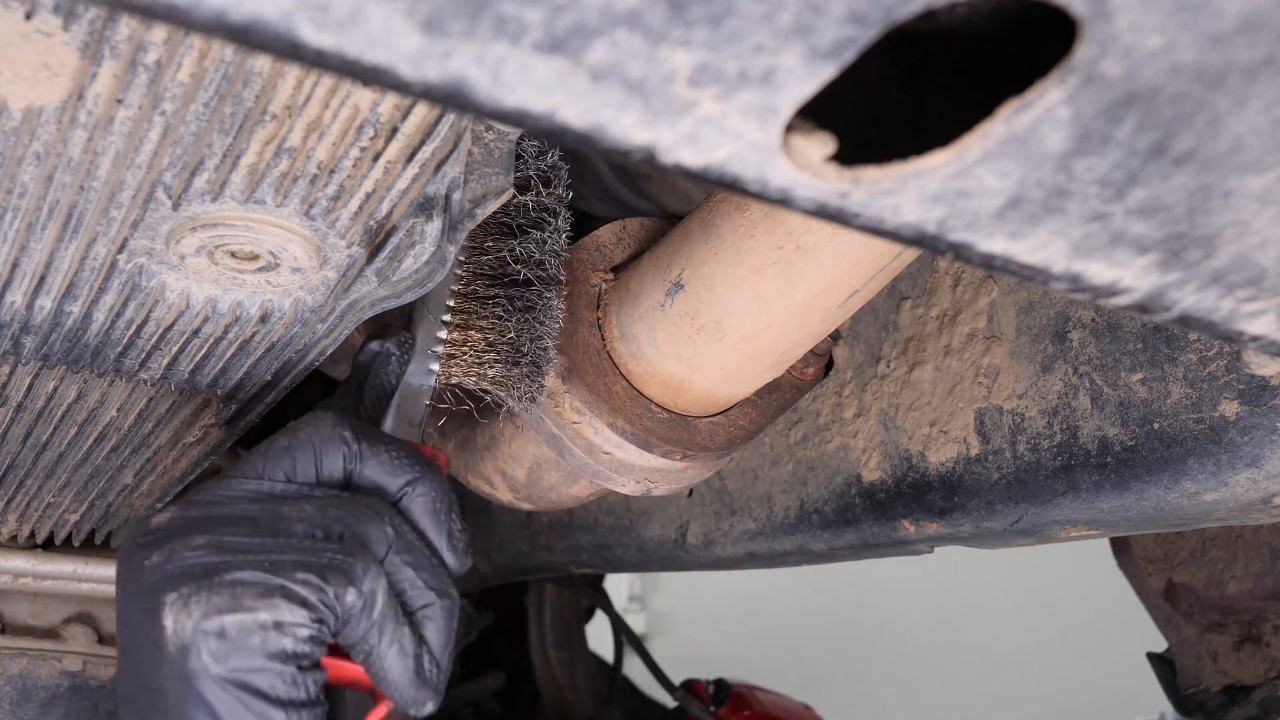 Remove the catalytic converter