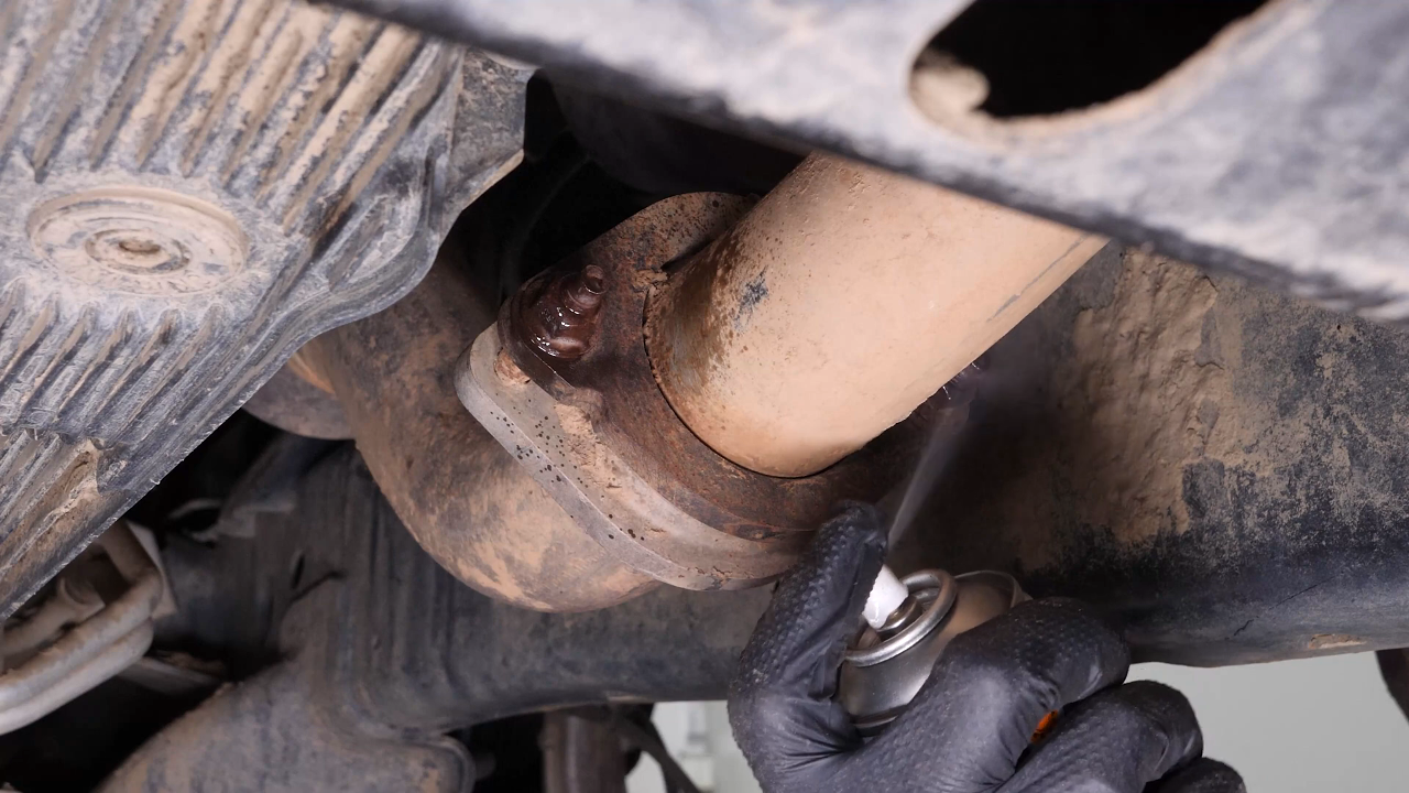 Remove the catalytic converter