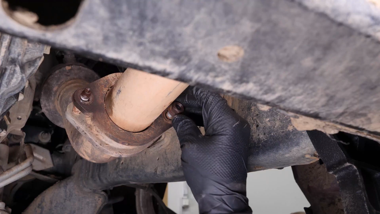Remove the catalytic converter