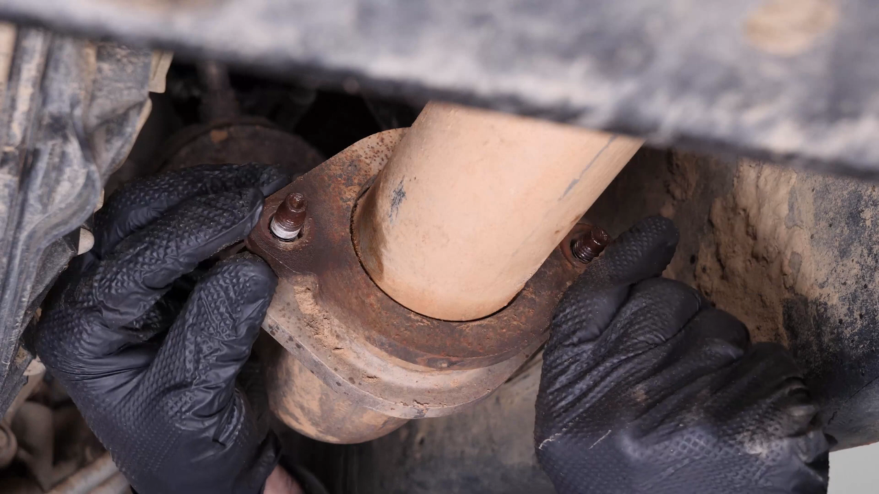 Remove the catalytic converter