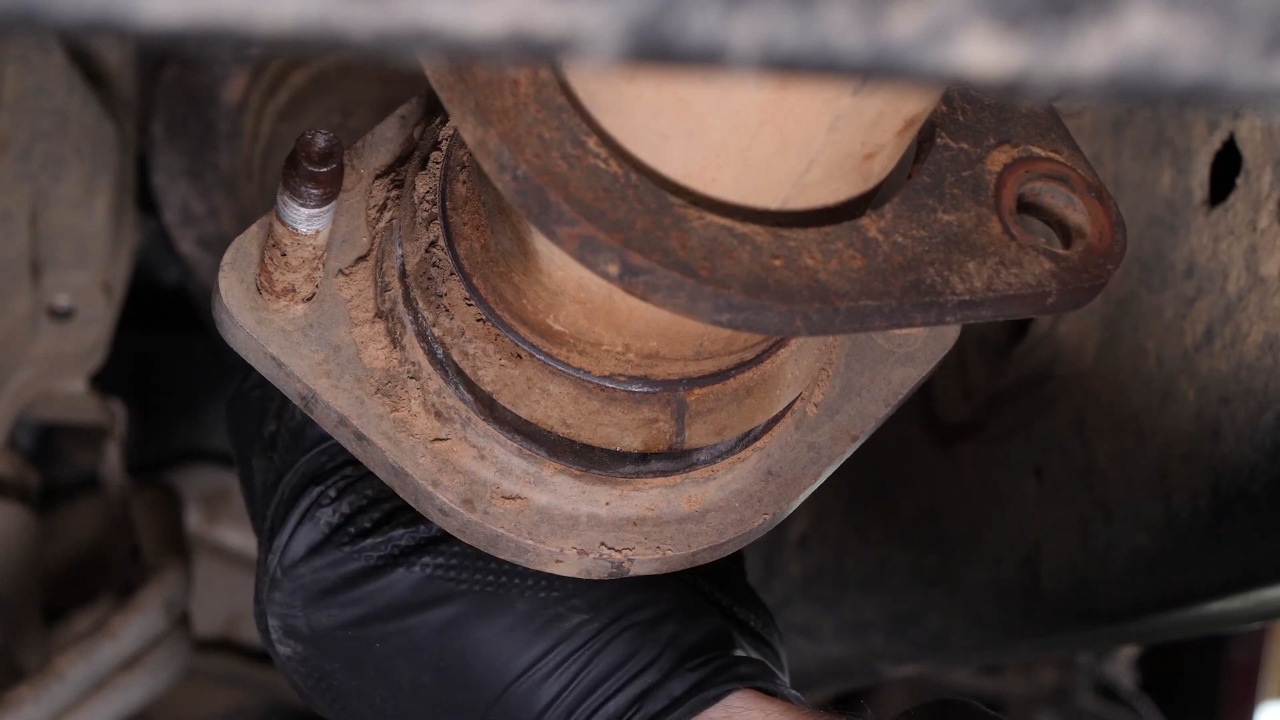 Remove the catalytic converter