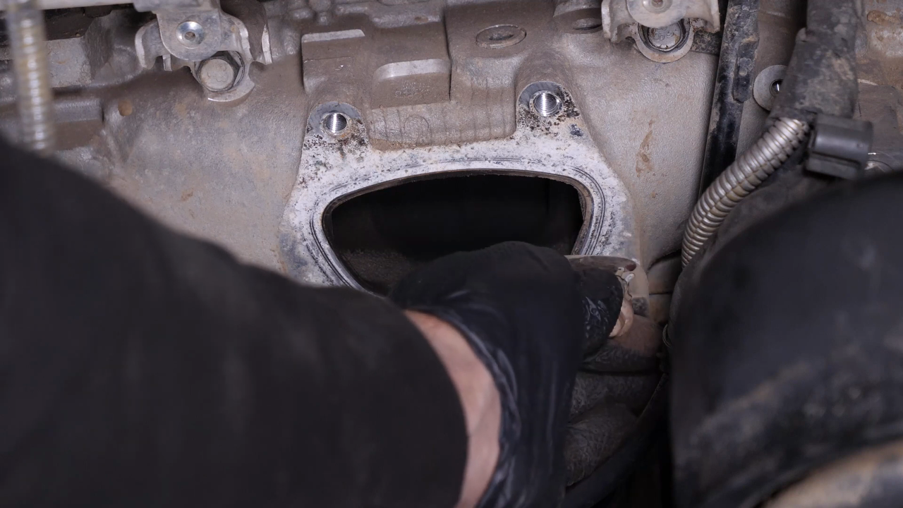 Remove the catalytic converter
