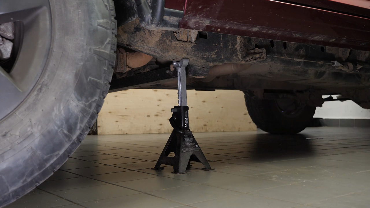 Lift the vehicle