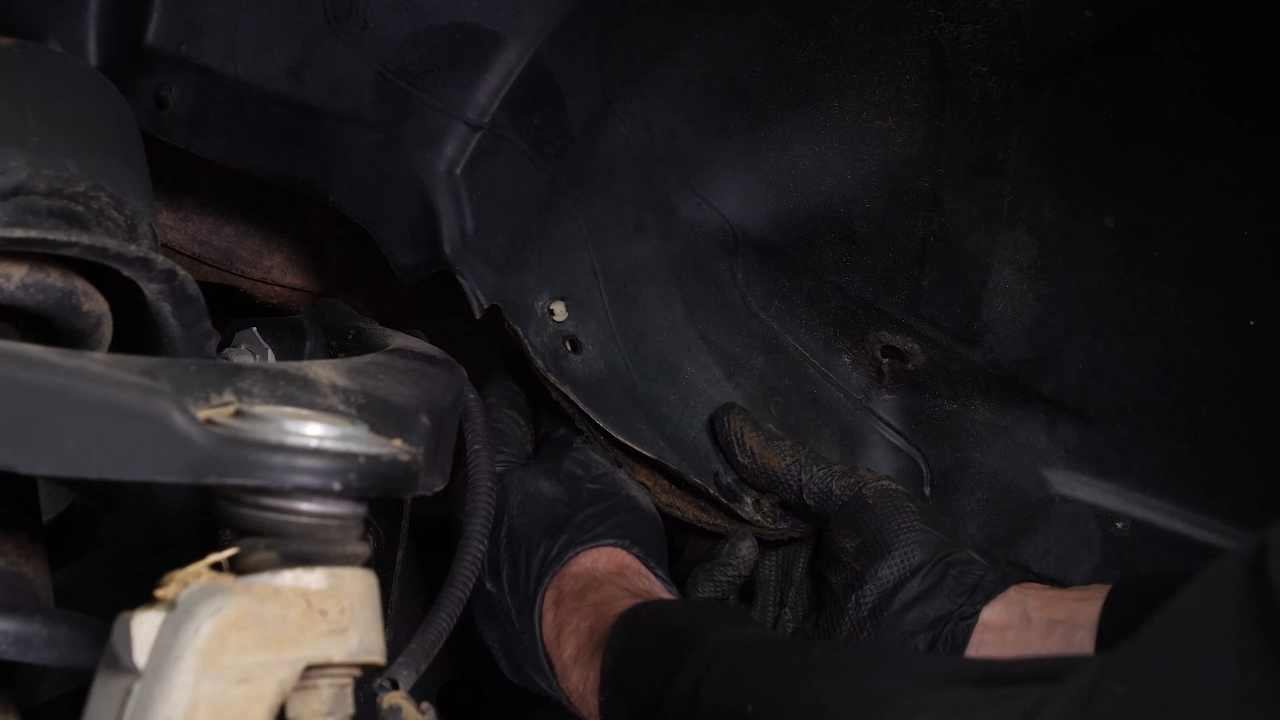 Remove the mudguard