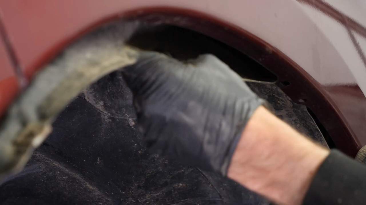 Remove the mudguard