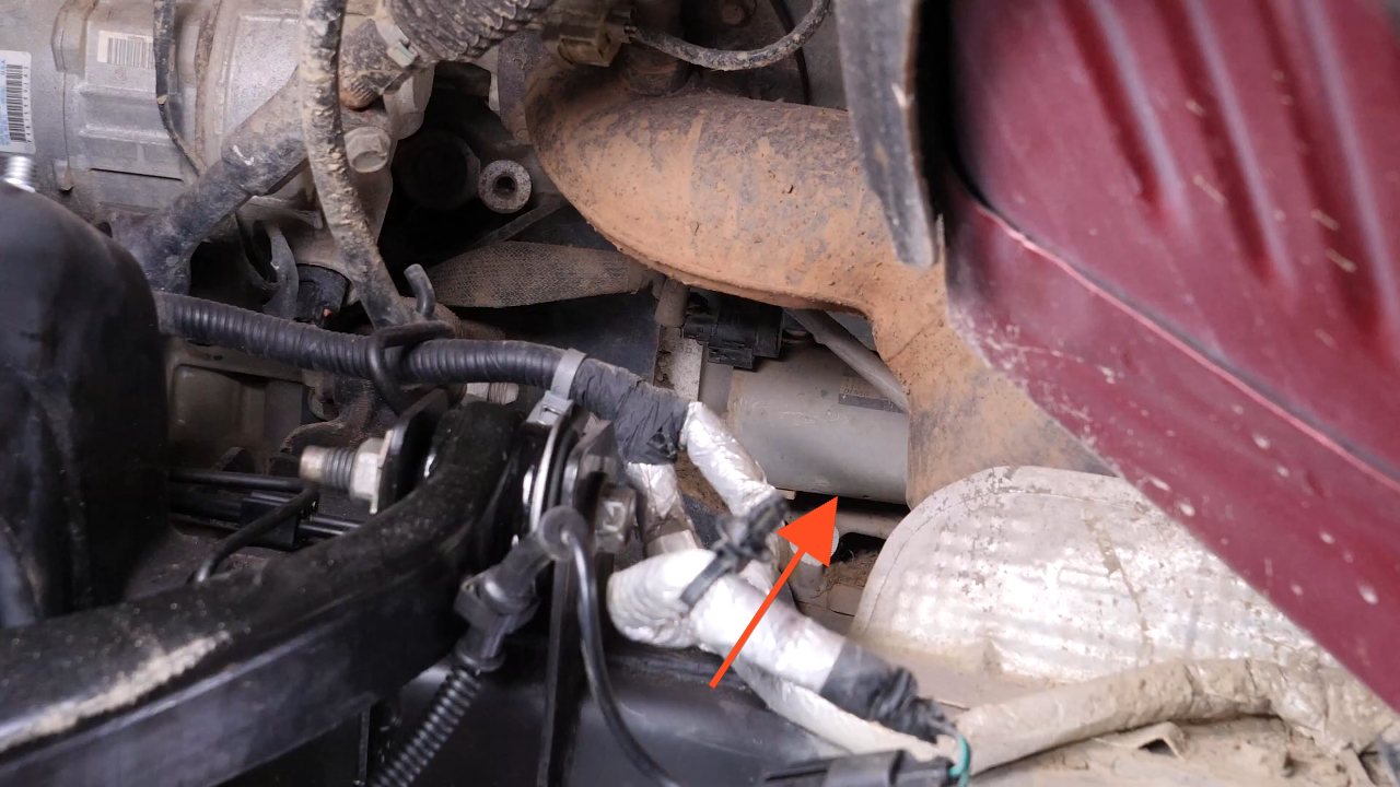 Disconnect the starter