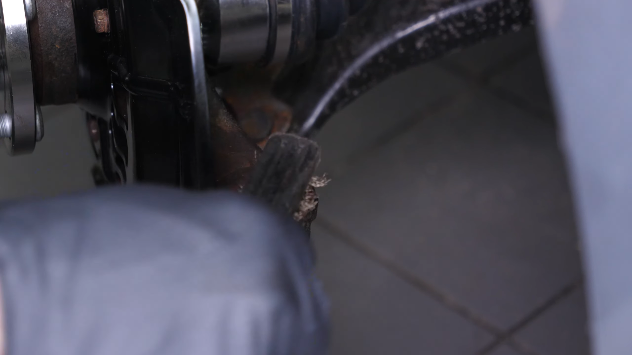 Put the outer tie rod back