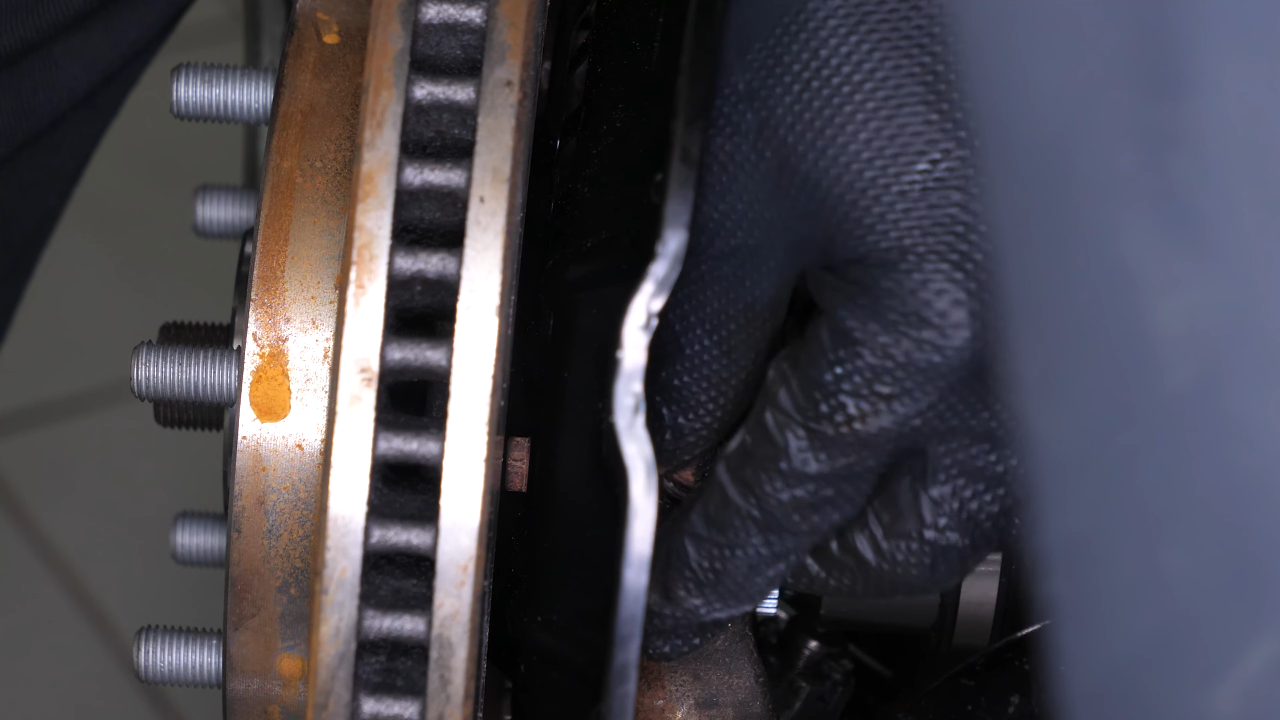 Put the ABS sensor back