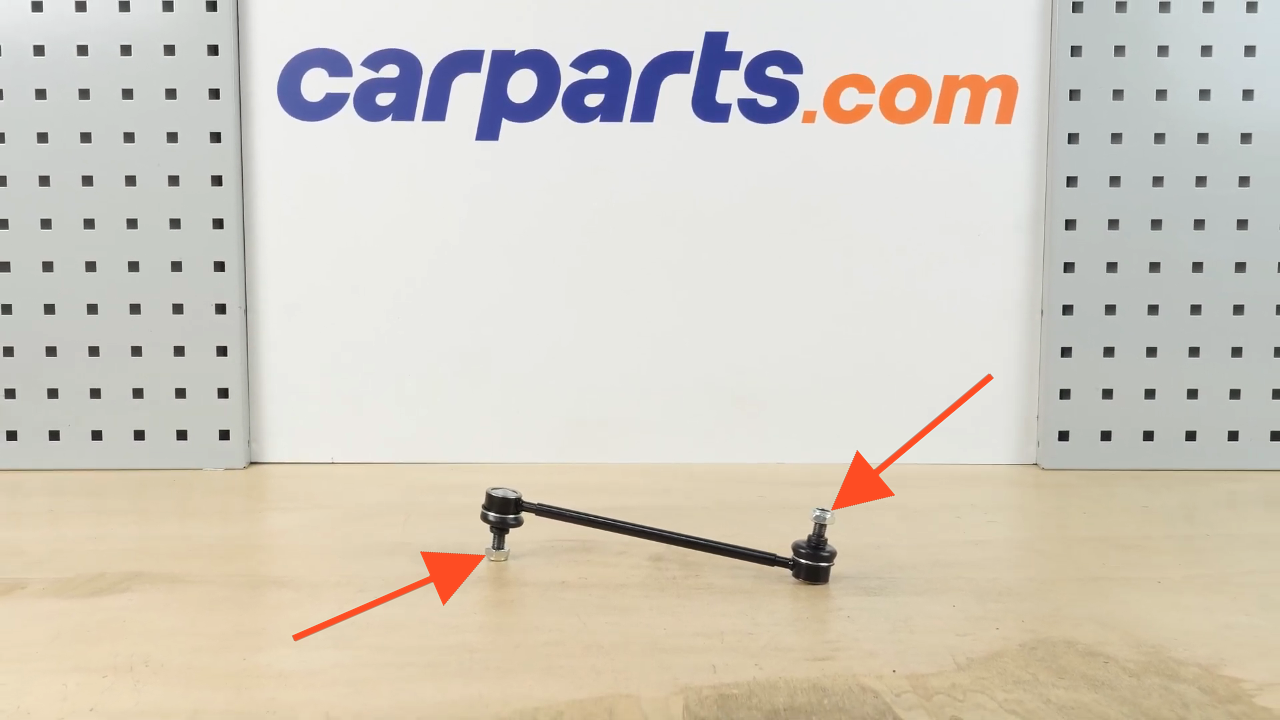Install the new sway bar end link