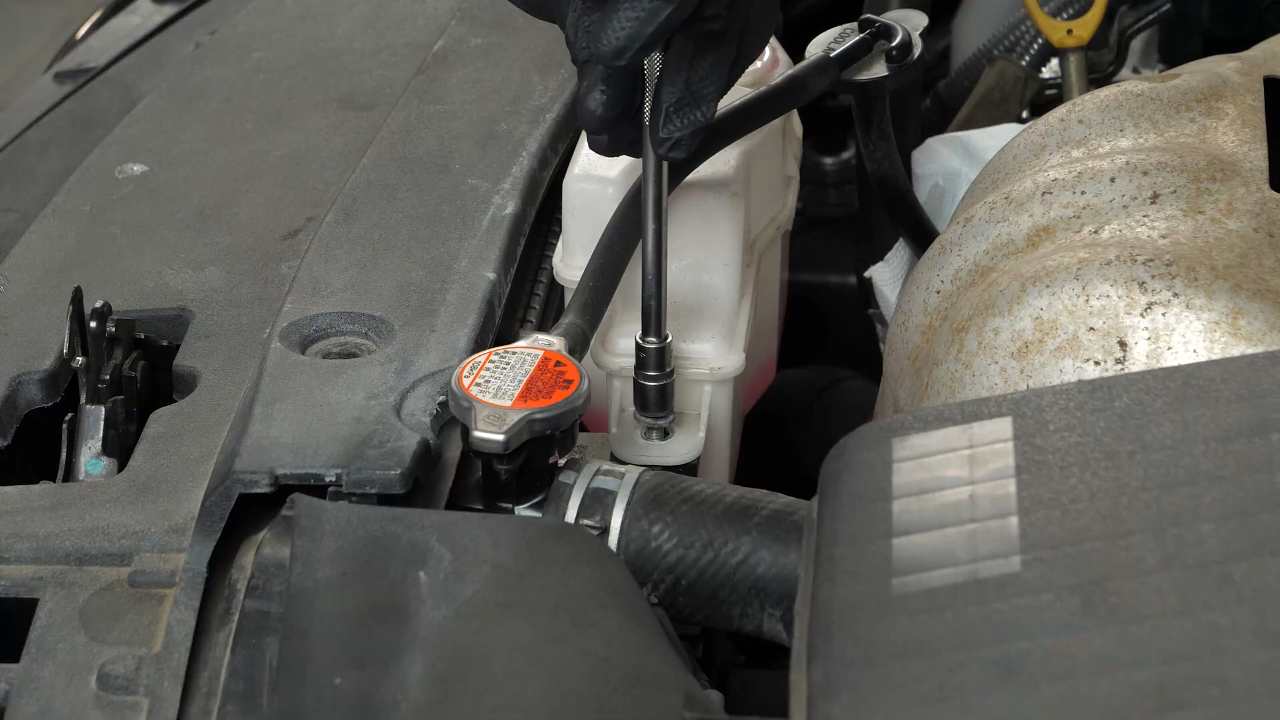 Clean the coolant reservoir