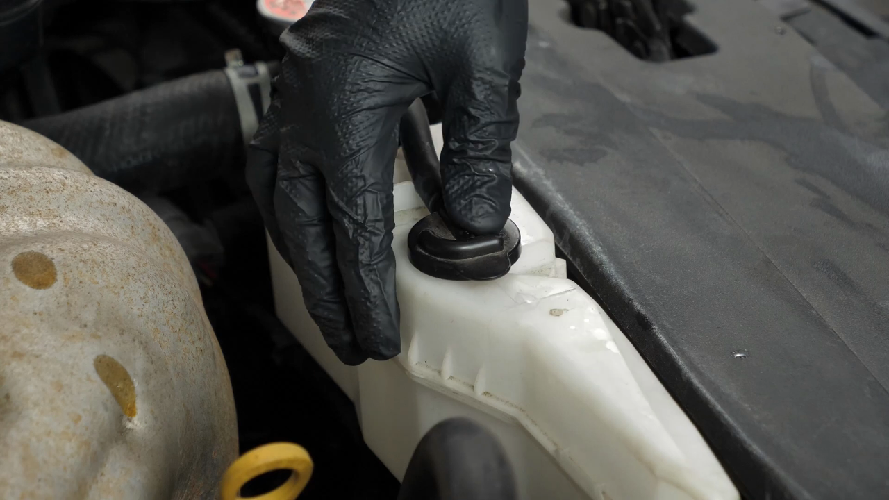 Clean the coolant reservoir