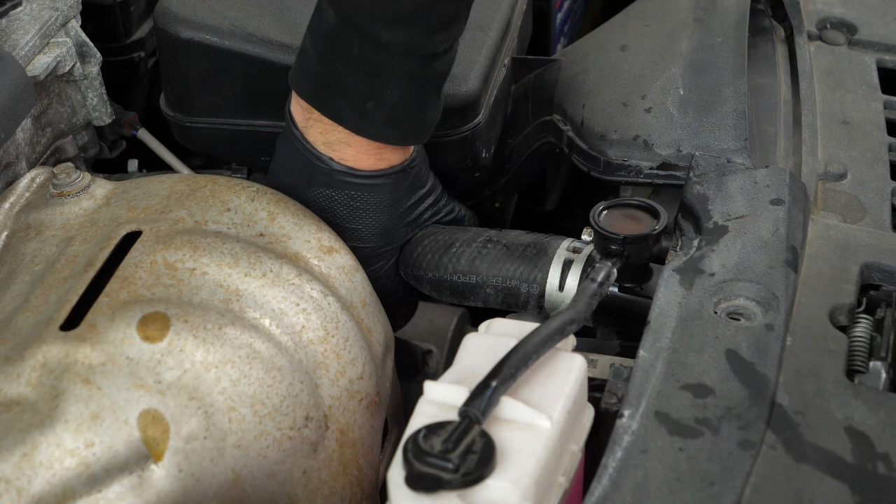 Fill the cooling system with coolant