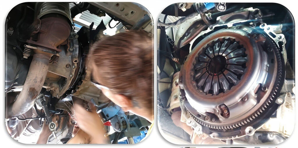removing transmission