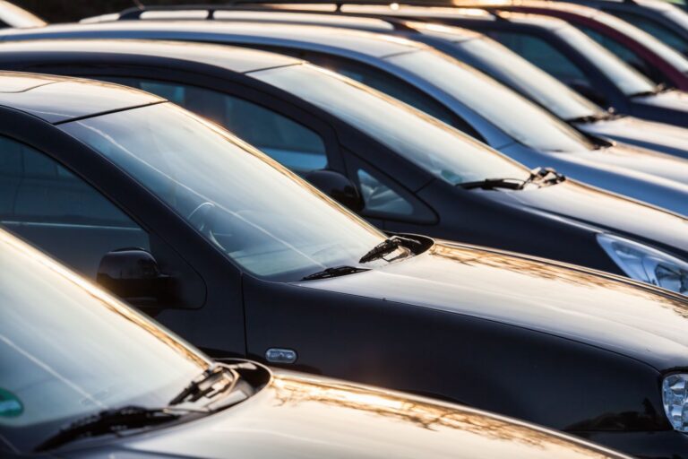 close up shot of cars