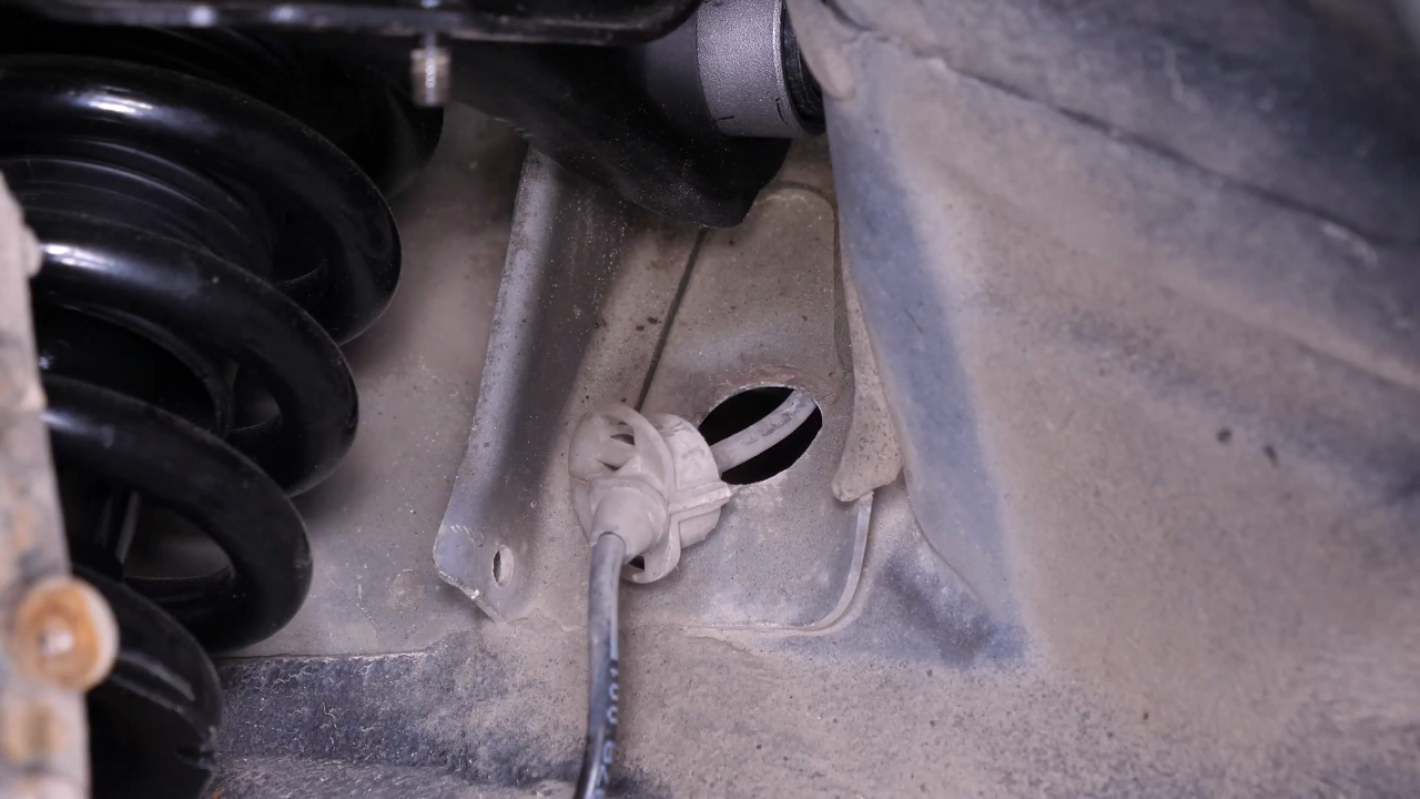 Remove the cable from its housings