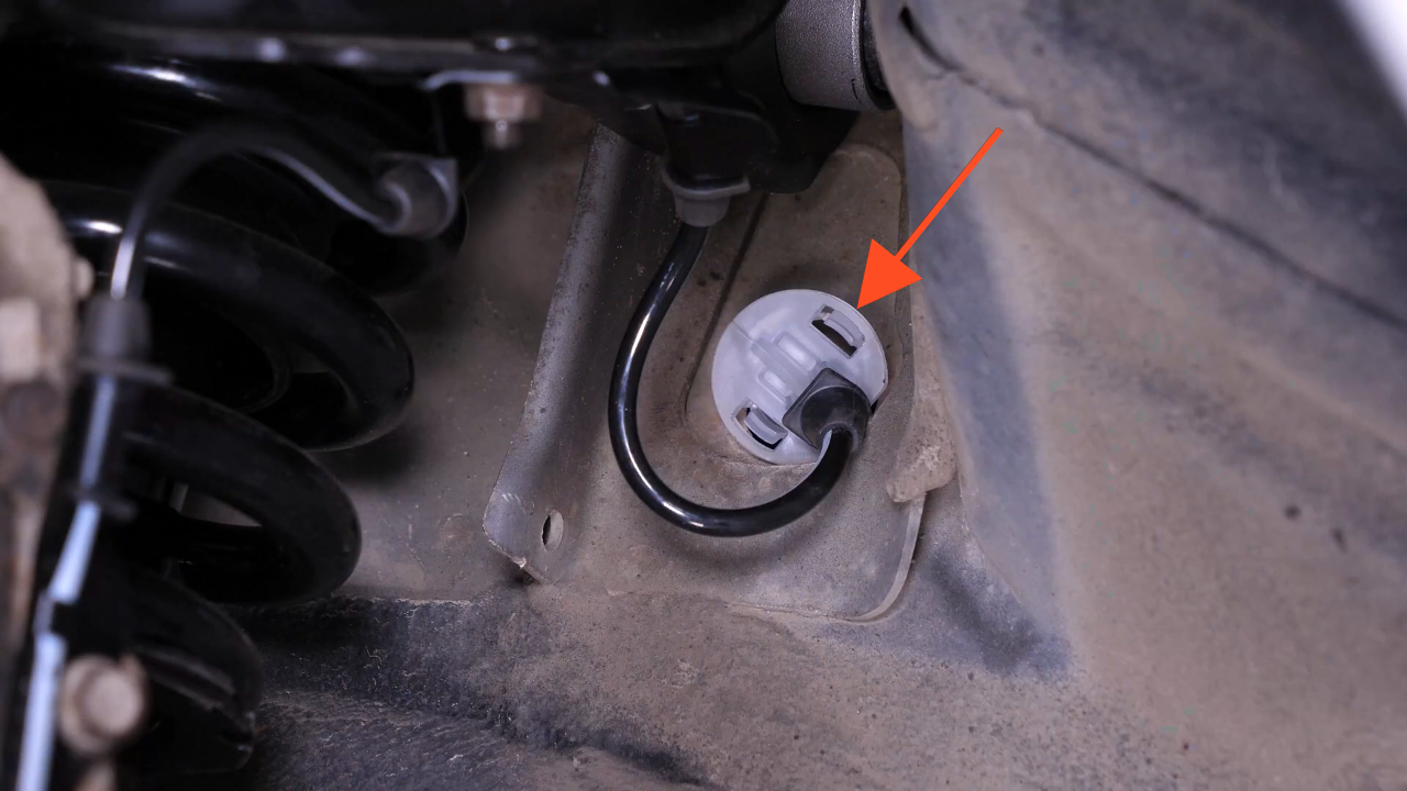 Reconnect the ABS sensor connector