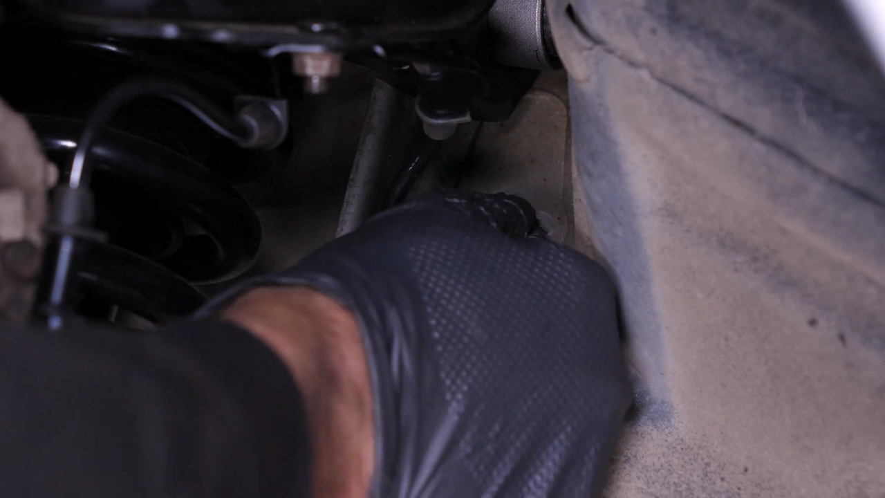 Reconnect the ABS sensor connector