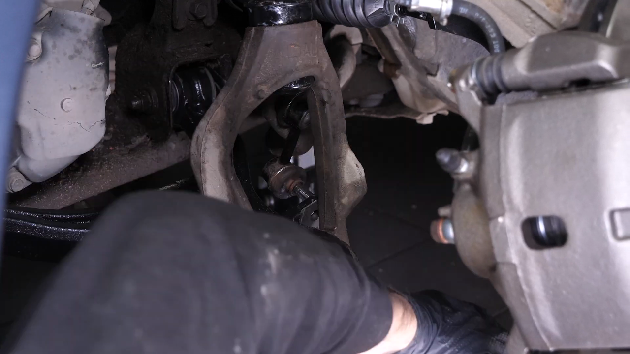 Put the CV axle back