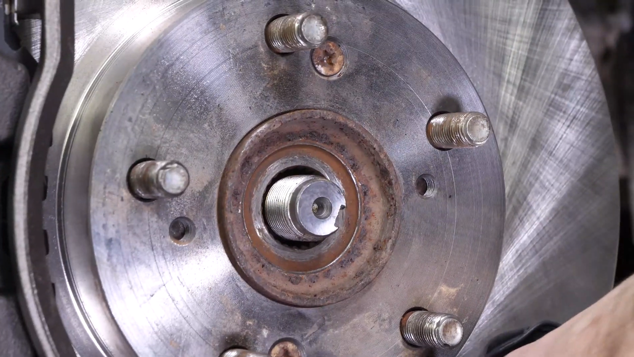 Put the CV axle back
