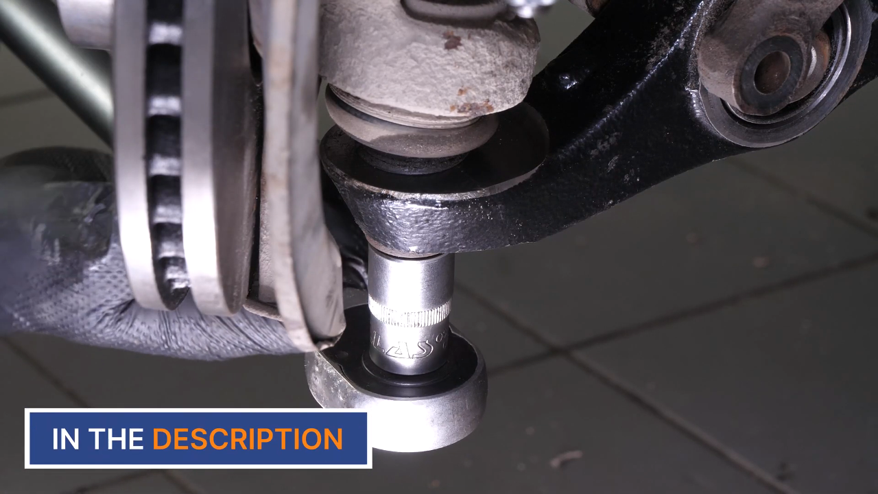 Install the lower ball joint