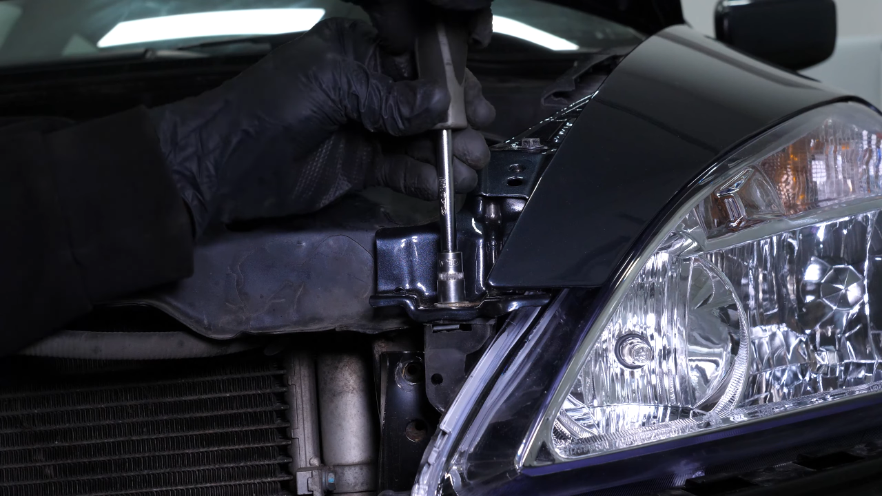 Put the headlight housing back