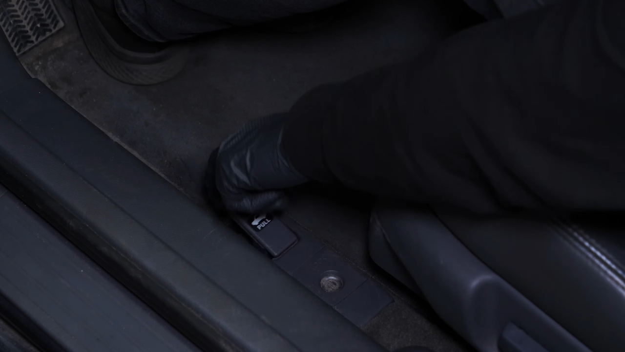 Access the tail light housing