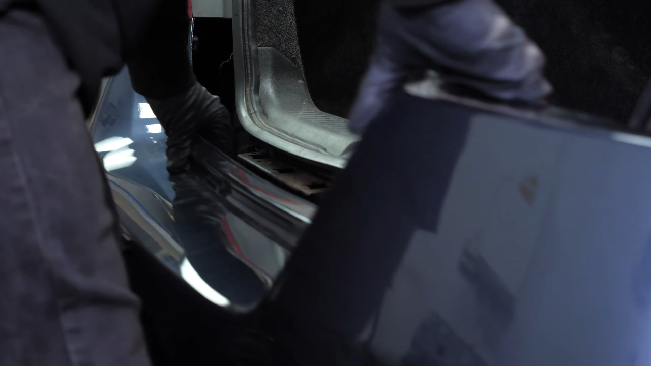 Access the tail light housing