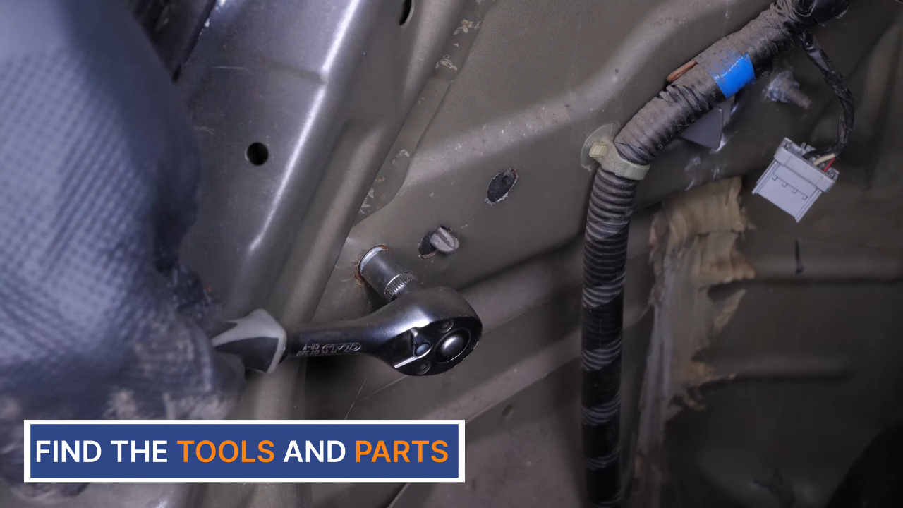 Remove the tail light housing