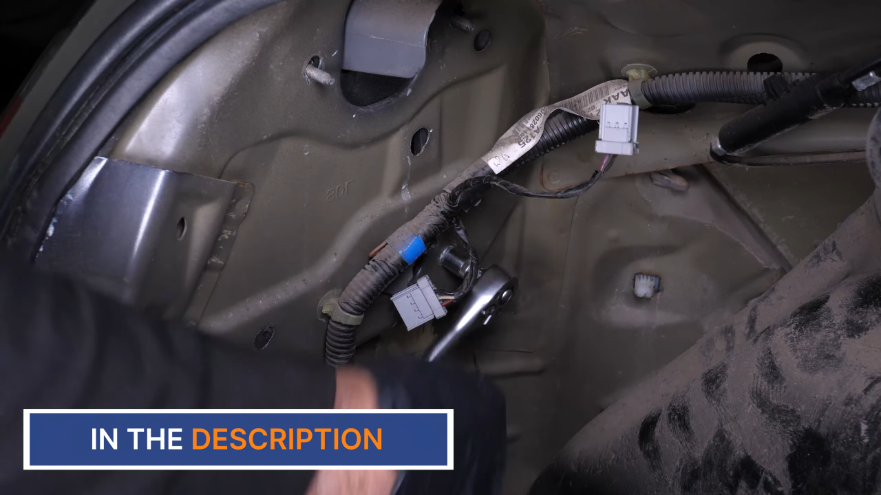 Remove the tail light housing