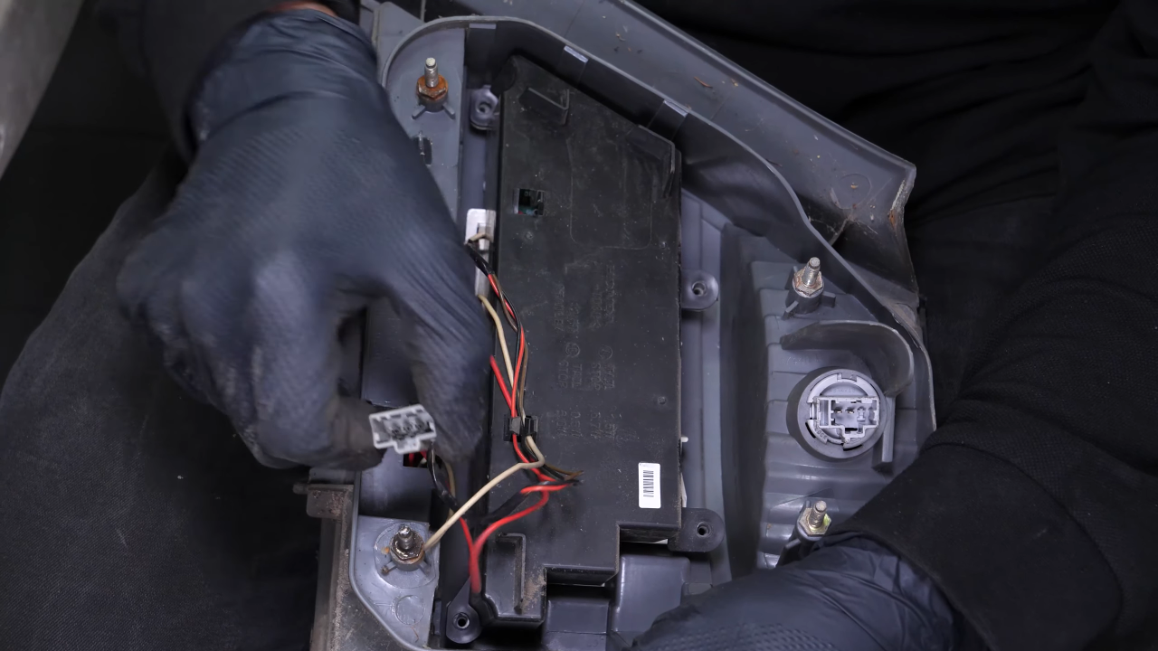 Disconnect the tail light