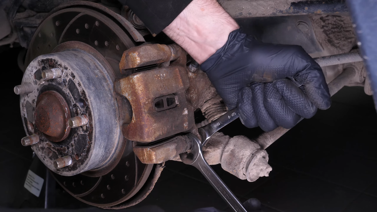Remove the caliper