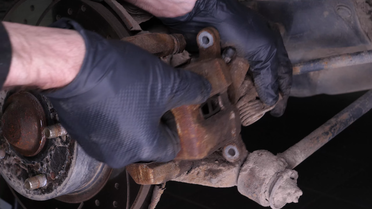 Remove the caliper
