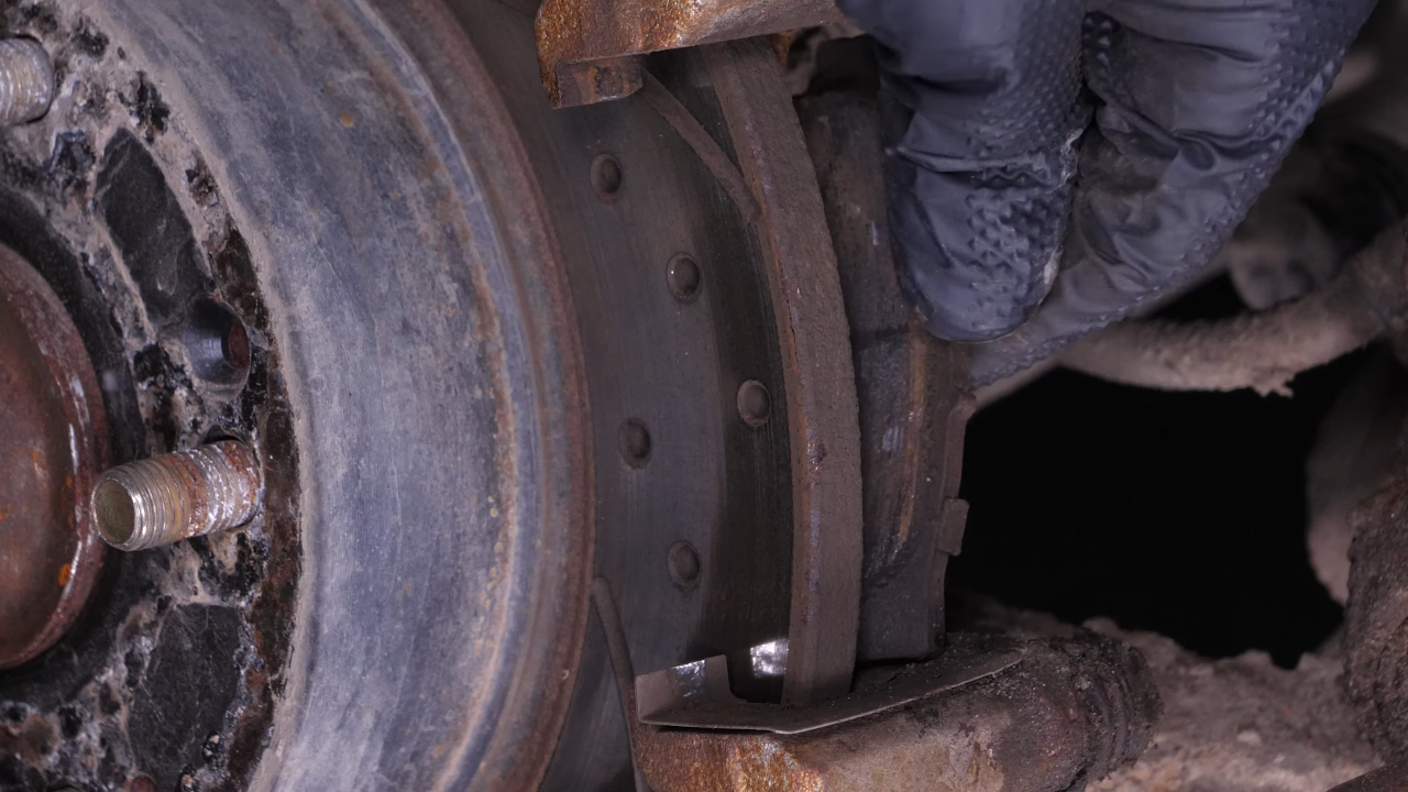 Remove the brake pads