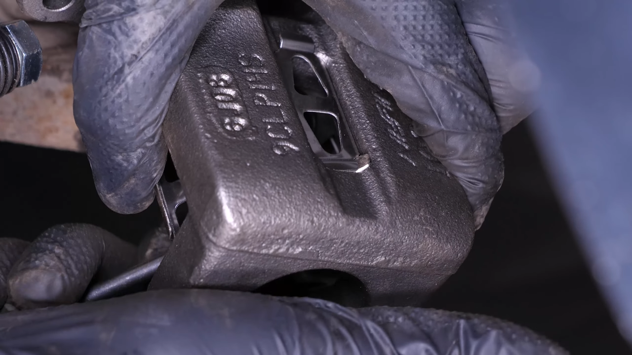Prepare the brake caliper