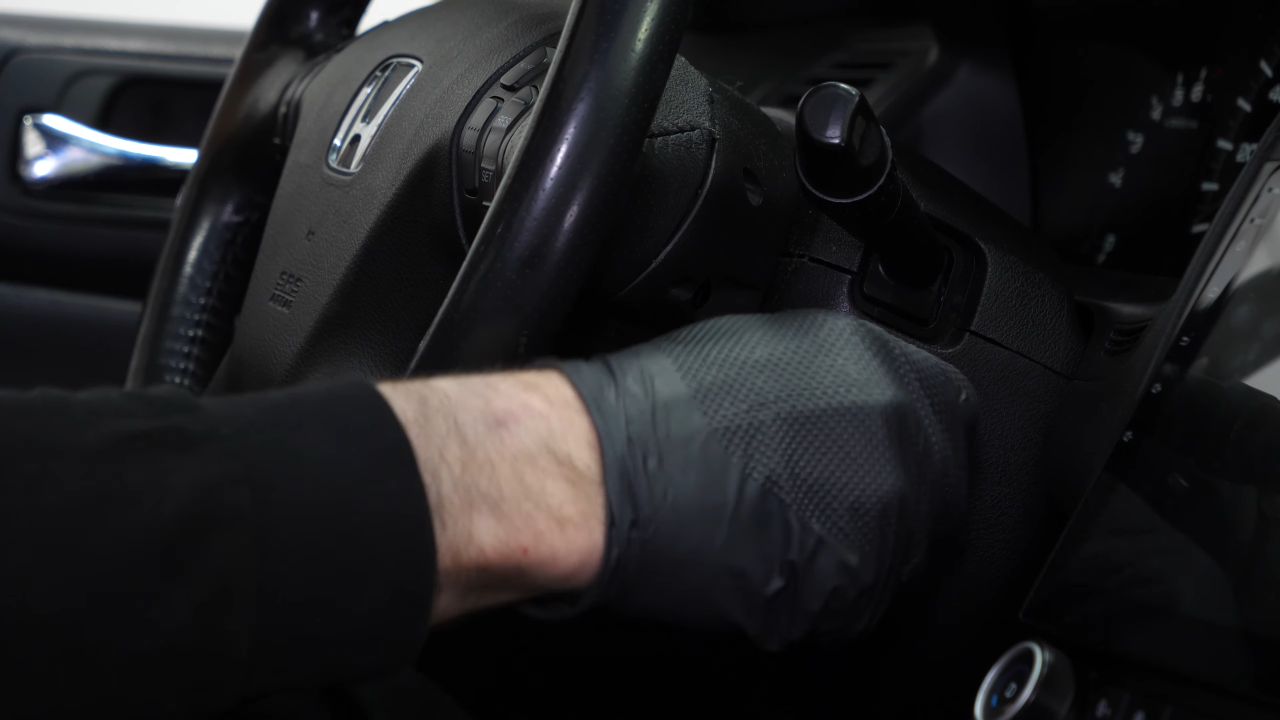 Turn off your vehicle's ignition