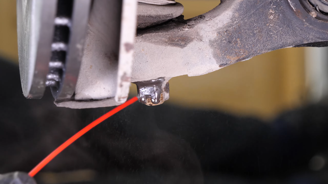 Remove the control arm ball joint