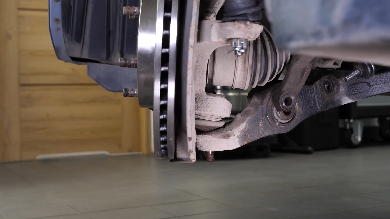 Remove the control arm ball joint