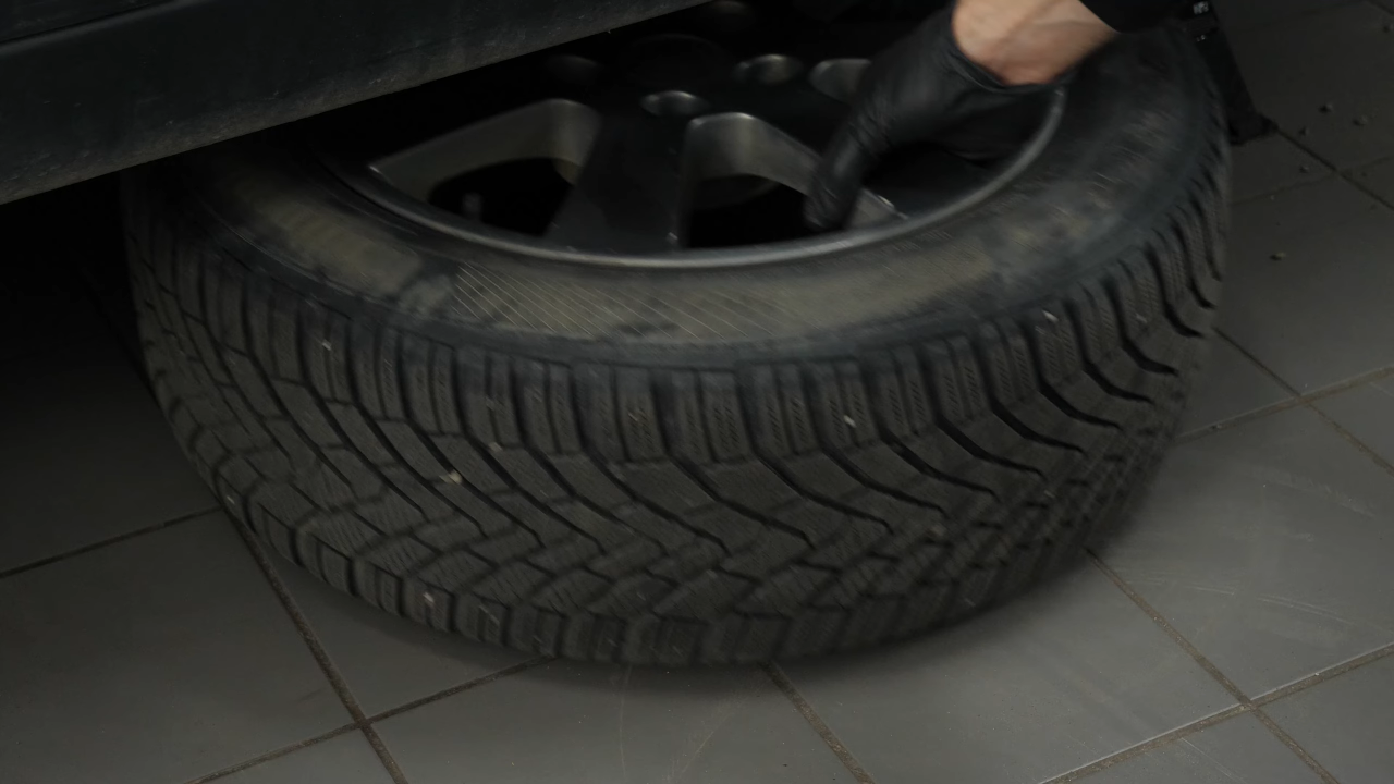 Put the vehicle back on the ground
