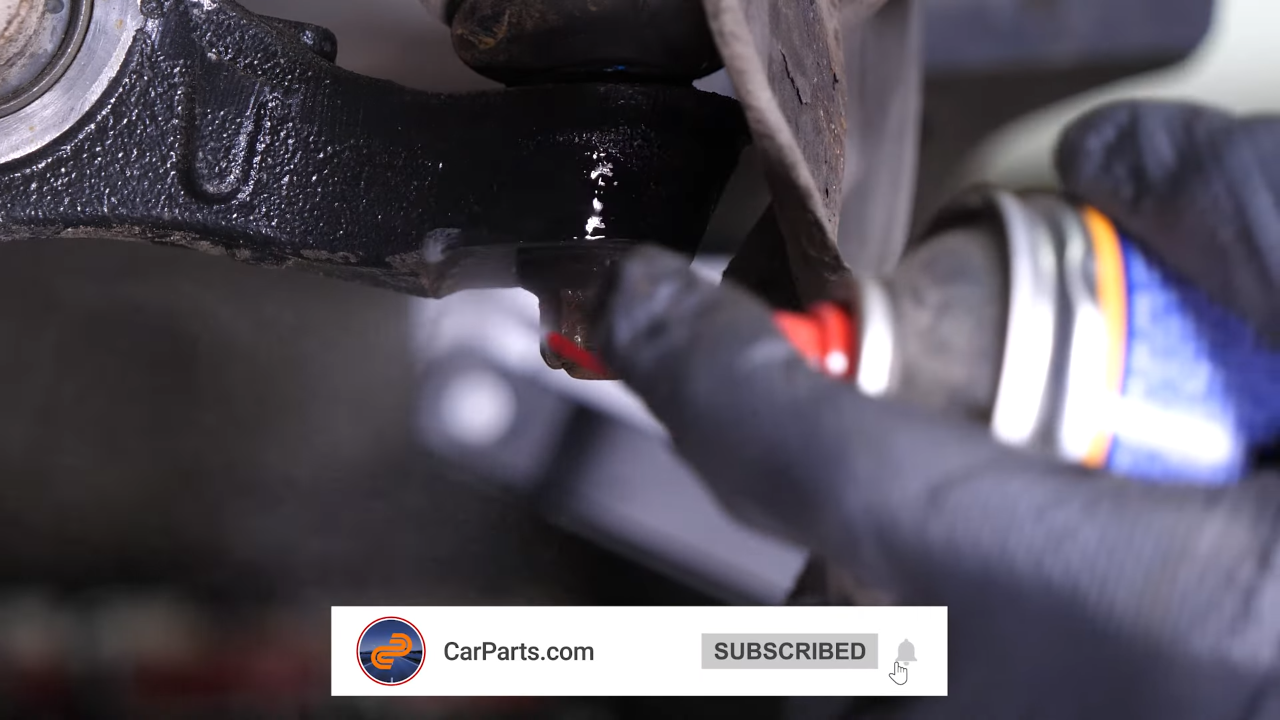 Remove the control arms ball joints