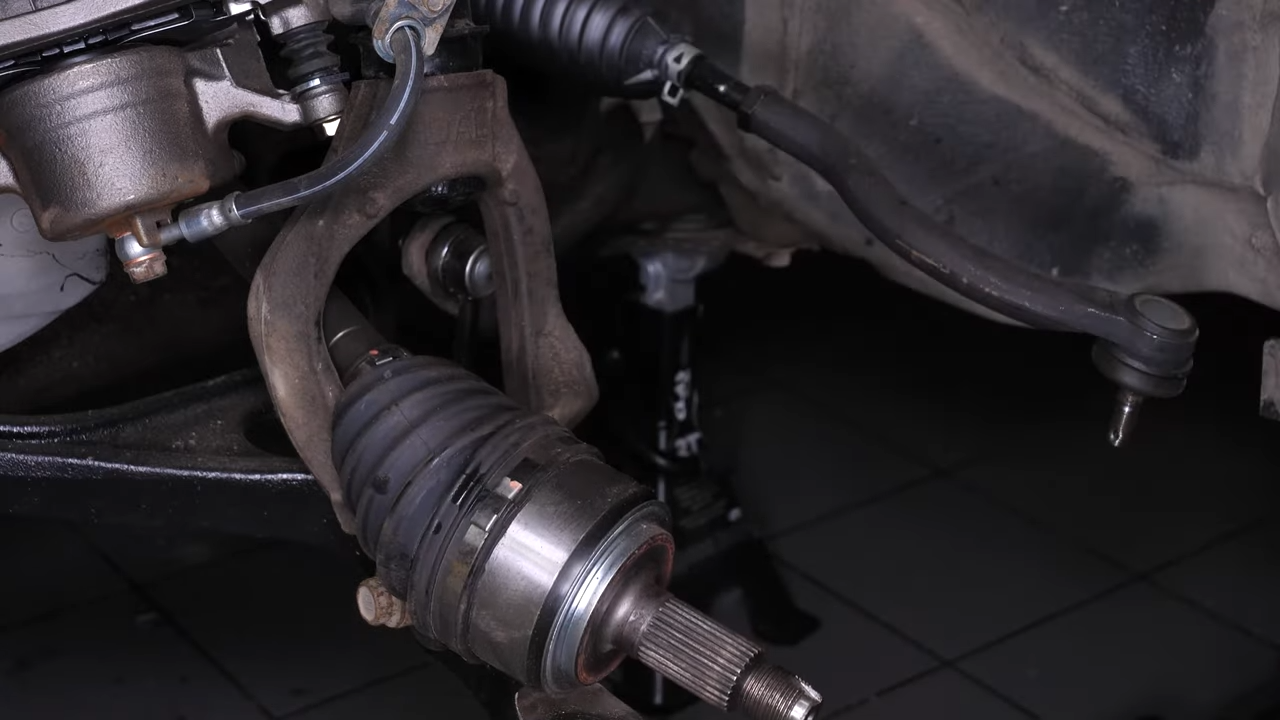 Remove the control arms ball joints