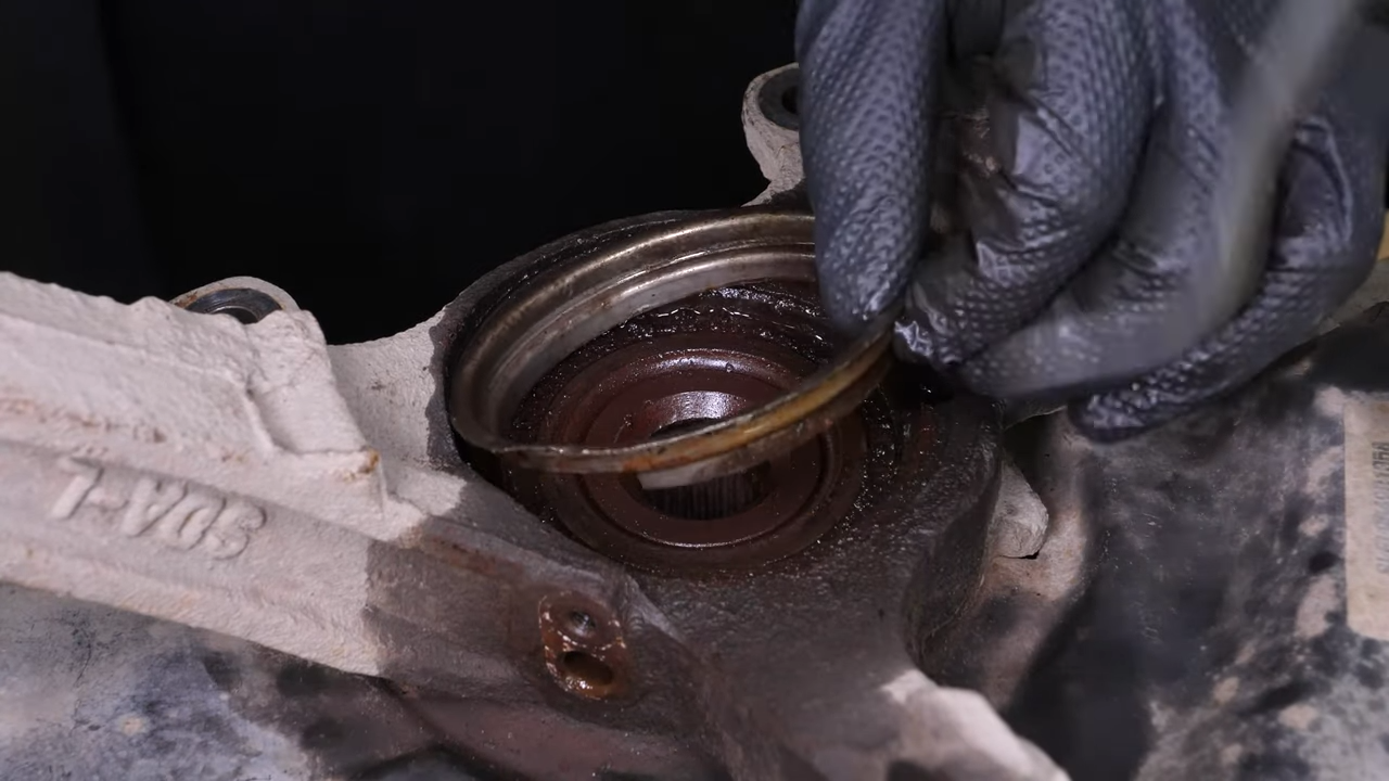Remove the wheel hub